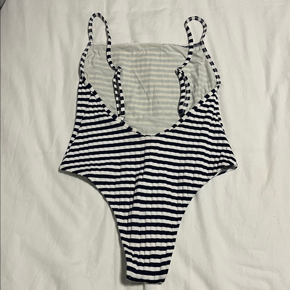 SOLID & STRIPED One Piece Bathing Suit - Picture 4 of 9